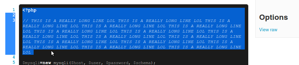 This is not what was meant by syntax highlighting
